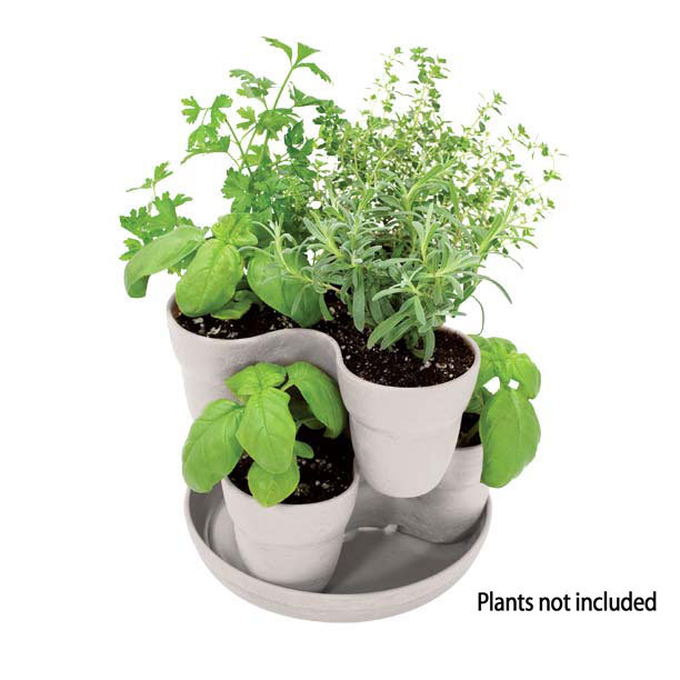 Manac Pot Planter, White