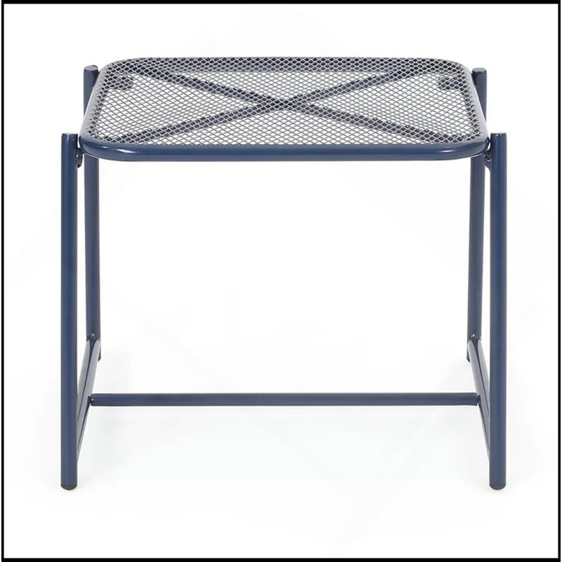 ELBA 15.5"H SIDE TABLE, Navy