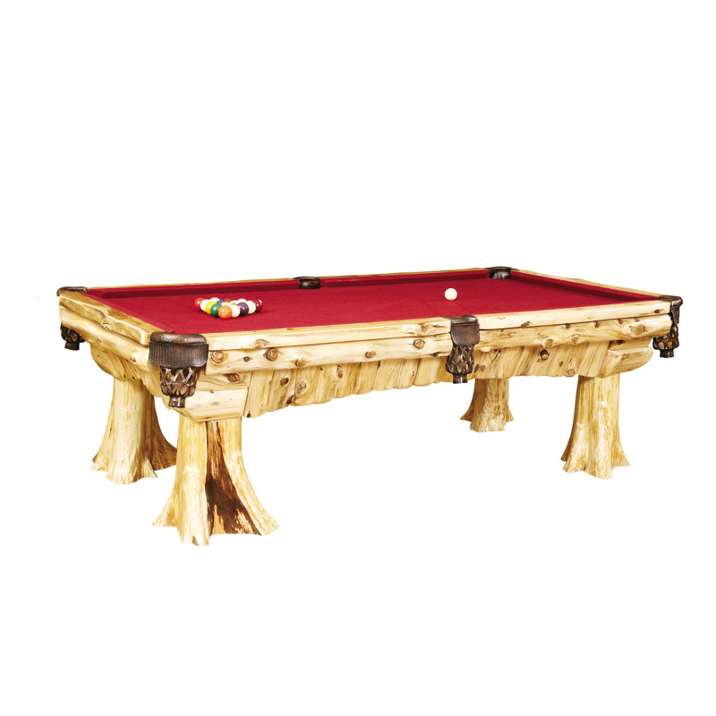 Fireside Lodge Cedar Pool Table - (includes cloth) - 
Setup to be coordinated locally by customer