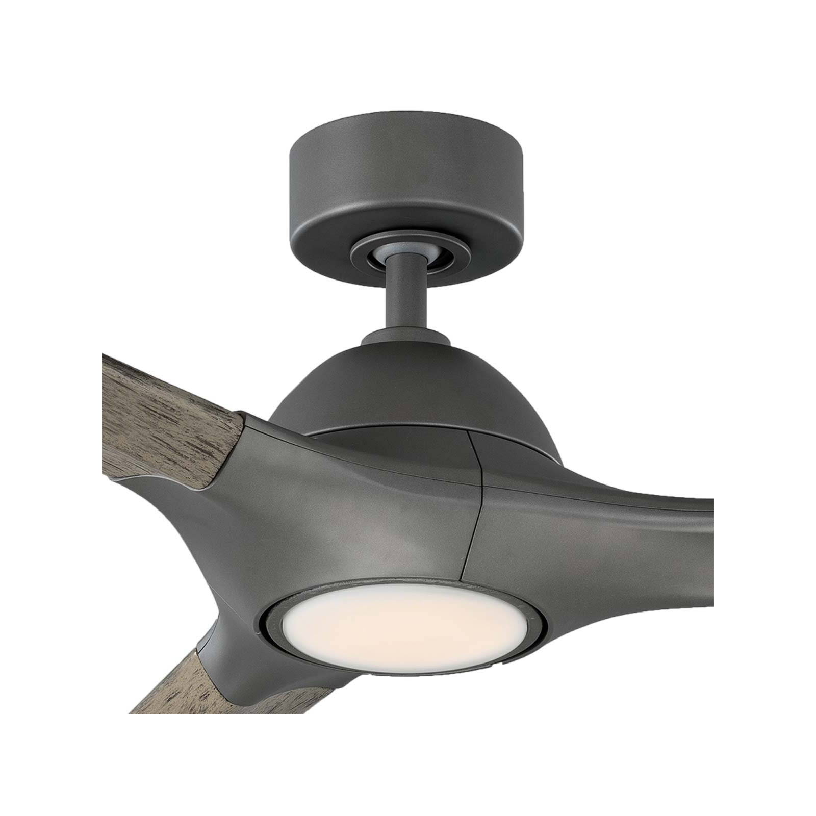 Woody 3 - Blade Outdoor/Indoor Smart Propeller Ceiling Fan with LED Light Kit and Remote Control Included, Works With Alexa and iOS or Android App