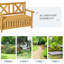 Banc de patio avec boîte de rangement de 29 gallons et dossier en forme de X-466969804