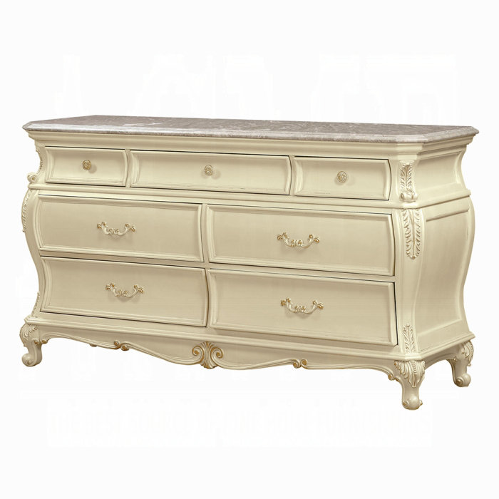 Commode Chantelle, Doré