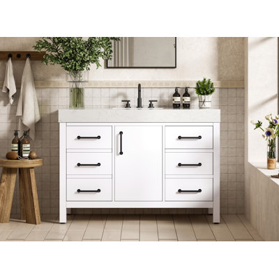 48 inch Single Bathroom Vanity_Traditional_VF60648