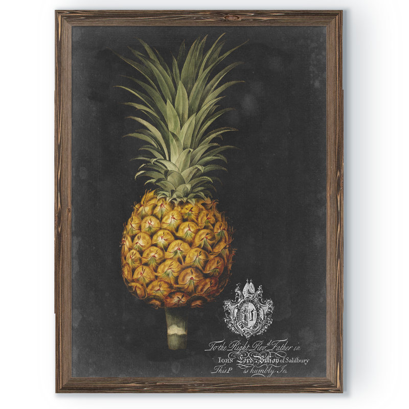 « royal brookshaw ananas ii » par paul cezanne-photo, reproduction d’art encadrée, H 22 po x l 18po x P 1,25 po, Pas de tapis