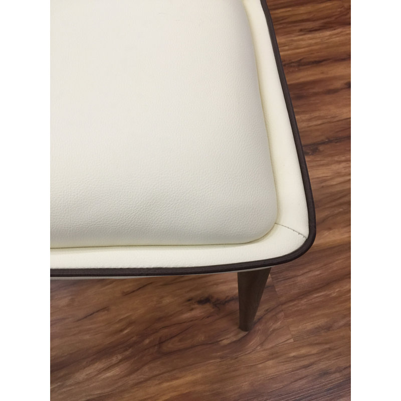 Chaise d'appoint rembourrée Throncliffe, Brun / crème