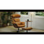 Genuine Leather Reclining Swivel Chair And Ottoman-1105981794