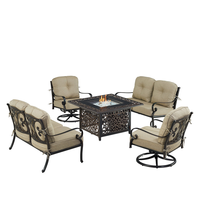 Hackett Outdoor 5 - Piece Conversation Set