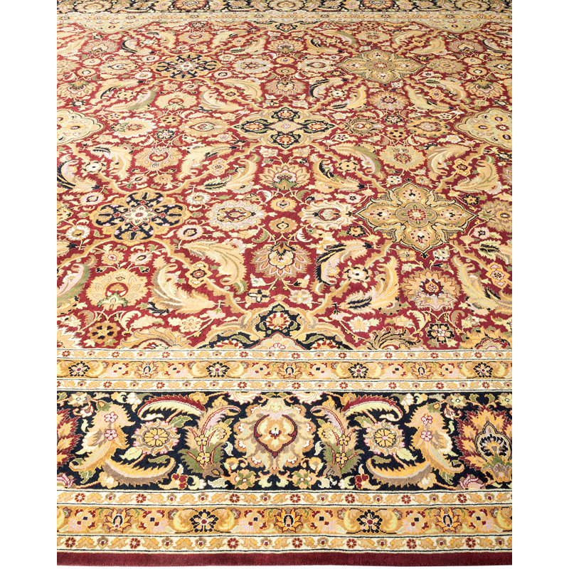 Classic One-of-a-Kind 9'2" X 12'9" Hand Knotted Area Rug
