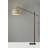 Doughty 76.5'' Black Arched Floor Lamp
