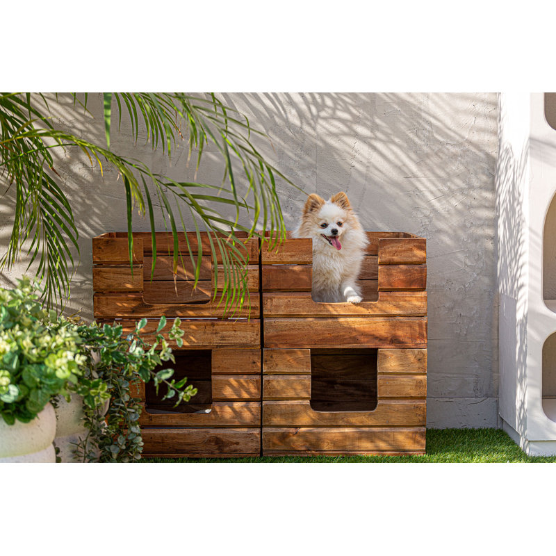 Wood Pet Bed