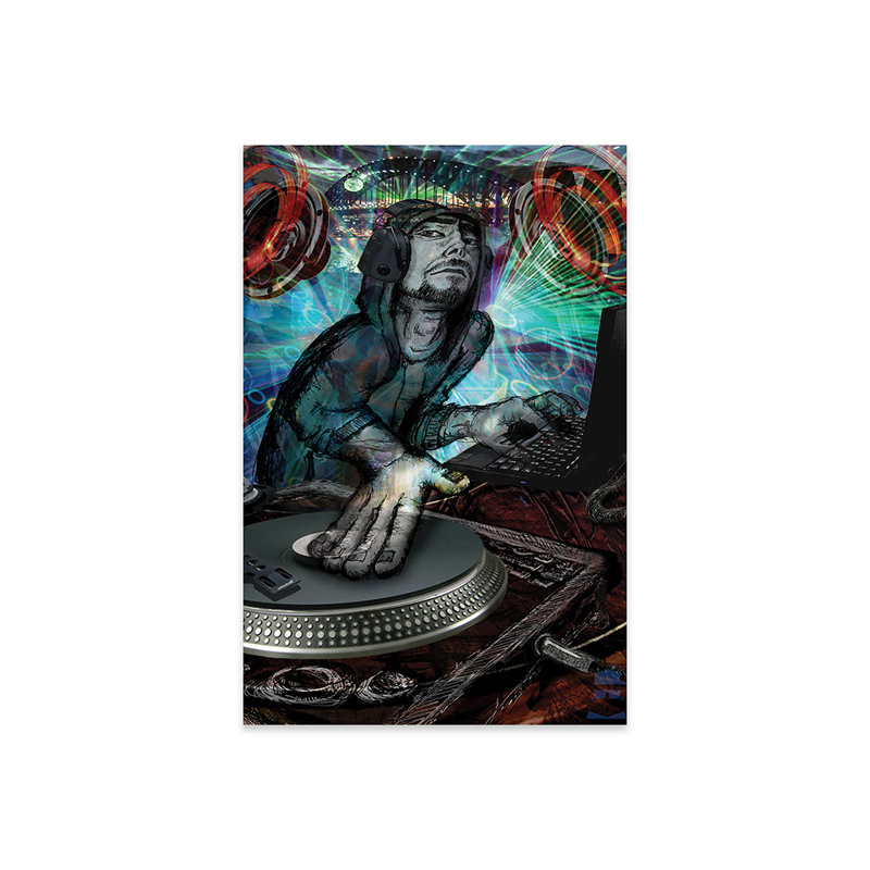 «DJ Dude On Plastique / Acrylique» par Jumbie, peinture