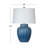 Auburn 26" Glazed Blue Ceramic Table Lamp