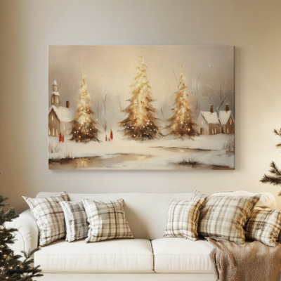 Toile tendue Gilded Dusk at Eve-Premium Gallery