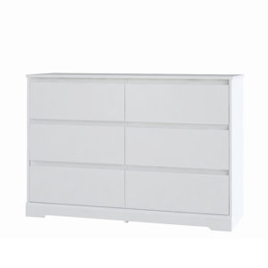 HOMECHO 6 - Drawer Double Dresser, 32.3
