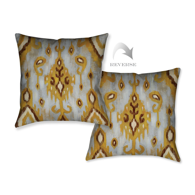 Coussin ii Ochre Ikat