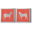 Plains Zebra I - ensemble de 2 reproductions d'art sur toile-1852468388-1852468387