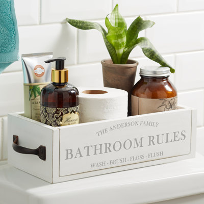Wood Makeup Organizer