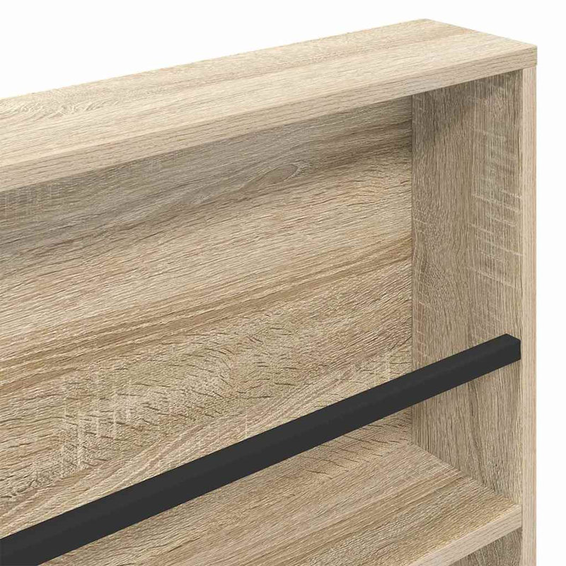 Wood Magazine Rack, Beige