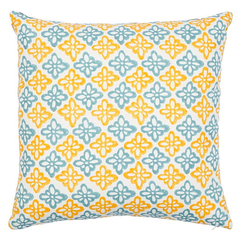 Schumacher x Molly Mahon Pattee & Luna Pillow, 20" x 20"