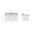 Ensemble de meuble-lavabo simple mural 43 po Macolm-266986722-266986721