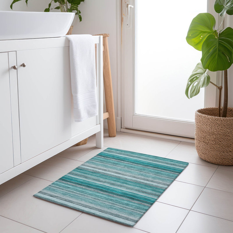 Tapis intérieur / extérieur Kinslee, Rectangle 1 pi 8 po x 2 pi 6 po