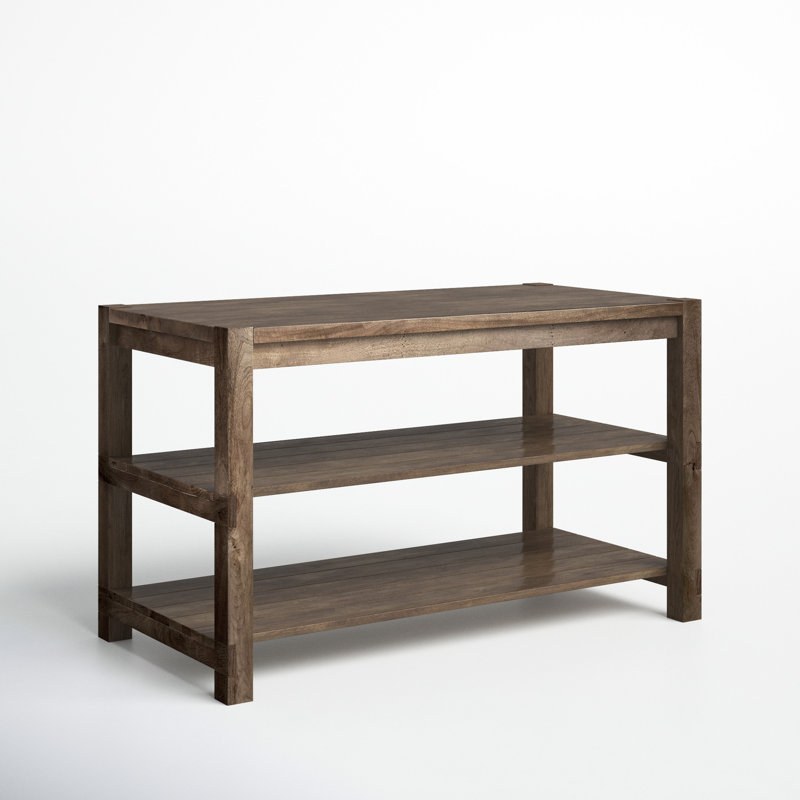 Dennis Solid Wood Kitchen Island