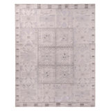 Rug & Kilim’S Scandinavian Geometric Gray Wool Rug