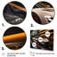 Orange et beige, voiture de sport exotique, art mural multicolore sur toile