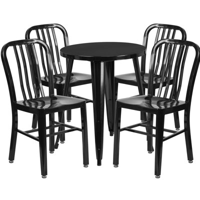 Scotia 4 - Person Patio Dining Set with Round Table