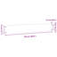 15cm H x 103cm W Stainless Steel Lawn Edging