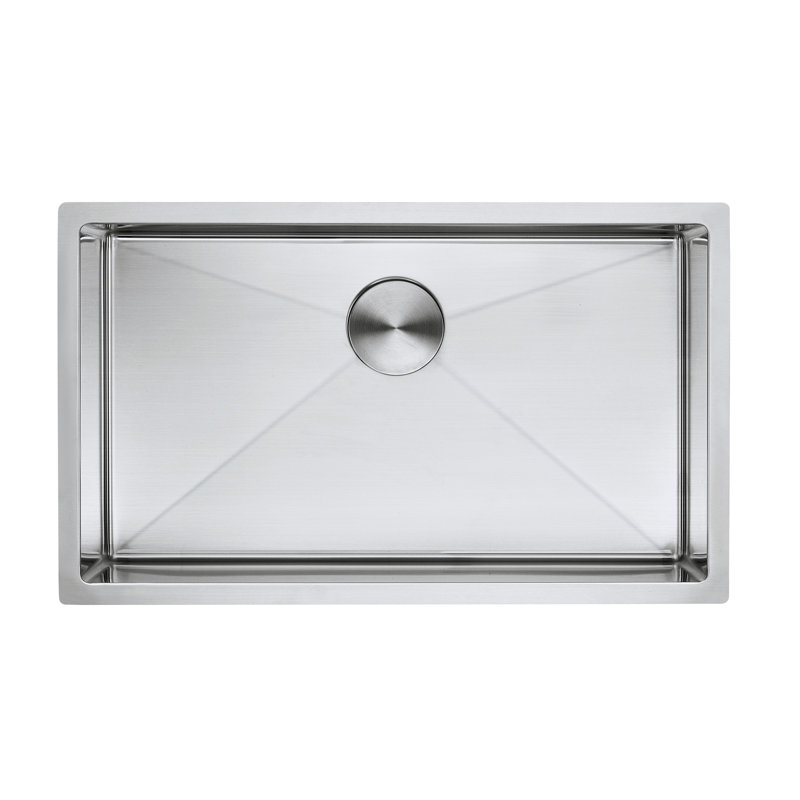30 " L Undermount Single Bowl Stainless Steel Kitchen Sink