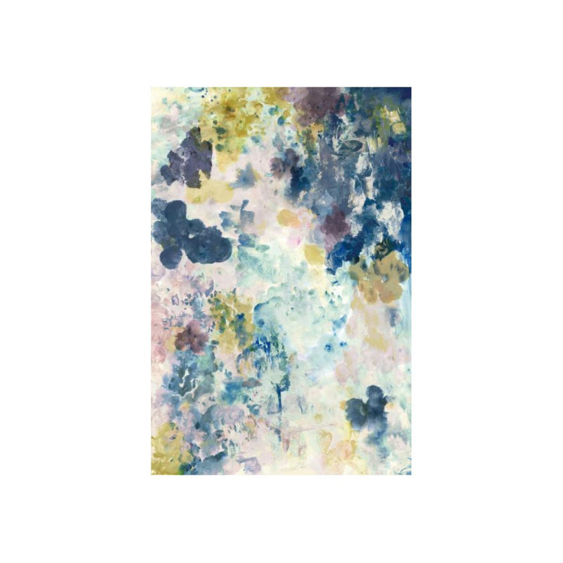 «Blue Cloud» par Barclay Butera - impression, Gel coupé au couteau, H 70 po x l 47 po