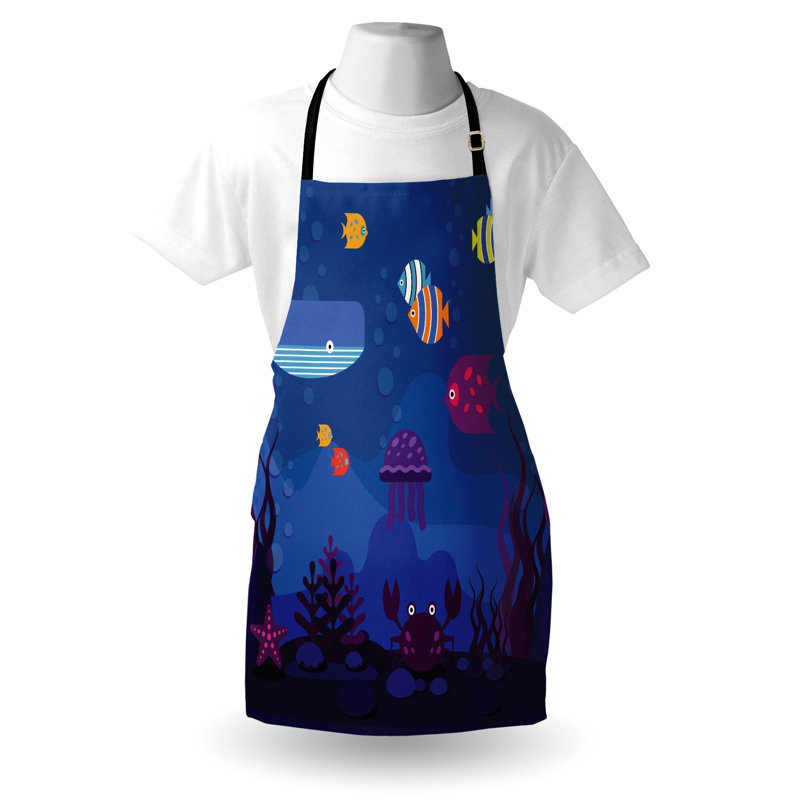 No Pattern Bib Apron