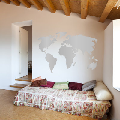 Geography Non-Wall Damaging Wall Decal
