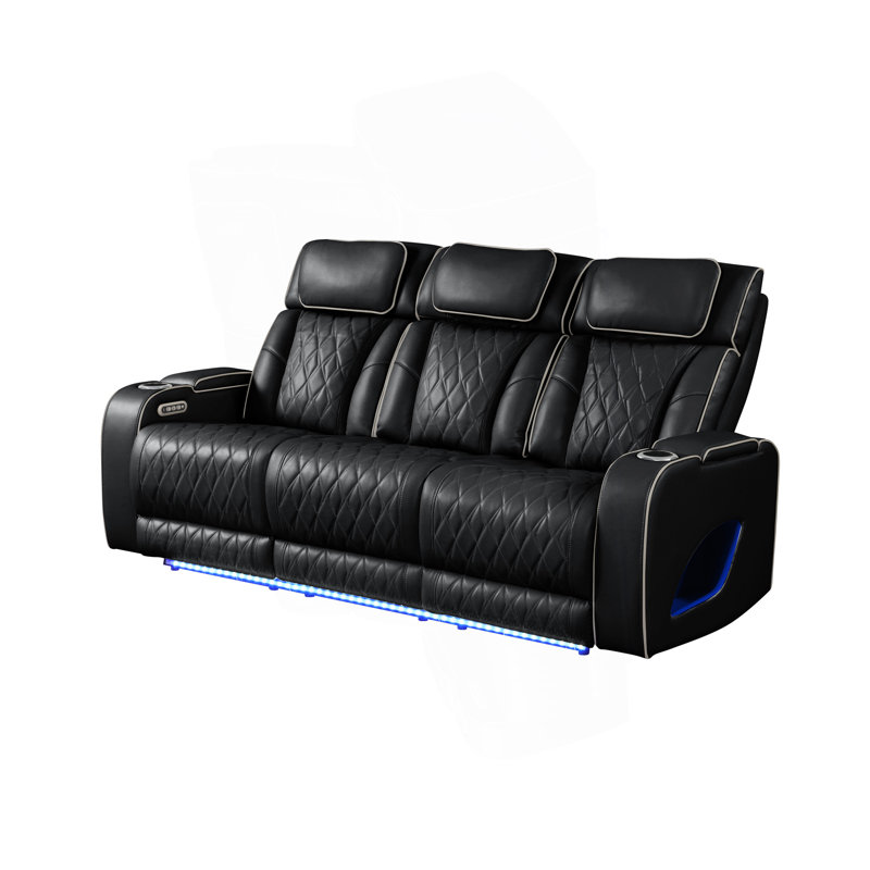 Canapé inclinable Fortuner, Noir