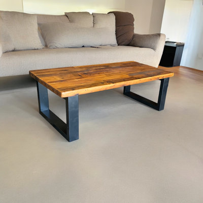 The Rustic Timber Revival Coffee Table