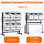 194cm H x 87cm W Utility Cart