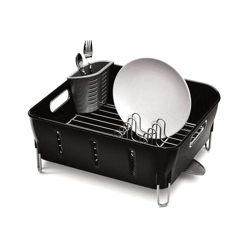 Simplehuman Compact Dishrack, Black