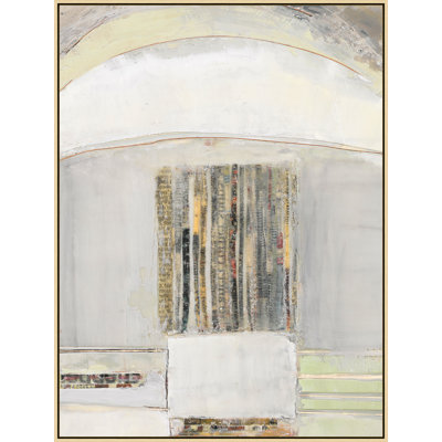 Outside the Garden 2' Framed Print on Canvas