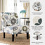 Fauteuil de chambre de 27,75 po Peabody-60371833