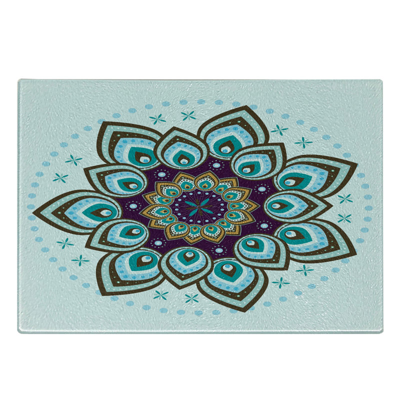Planche à découper en verre trempé Ambesonne