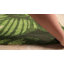 Tapis vert en jute / sisal crocheté à la main Caleigh-16768451