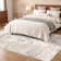 Elroy Modern Abstract Machine Washable Area Rug with Non-Slip Rubber Backing