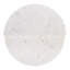 Vienna 19.5 in. W Round 100% Marble Accent Table