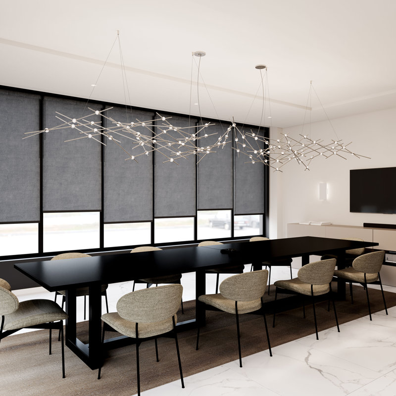 Constellation® 44 - Light LED Chandelier, Clear, Satin Nickel, 3000K