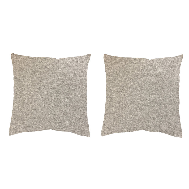 Berberich Square Throw, in Grey, Pillowcase only - no use, 50cm H x 50cm W x 2cm D