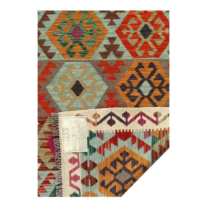 Luretha Cotton Geometric Rug