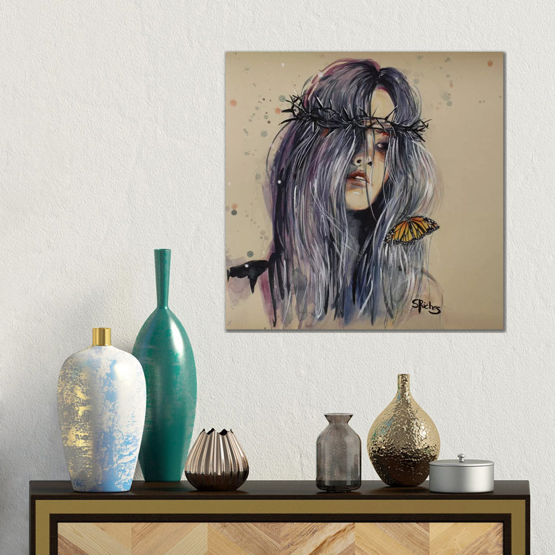 Hurt by Sara Riches - Wrapped Canvas Gallery-Wrapped Canvas Giclée, 45.72 cm H x 45.72 cm W