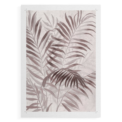 «Inverted Island Palms I», impression sur toile seulement - non encadrée
