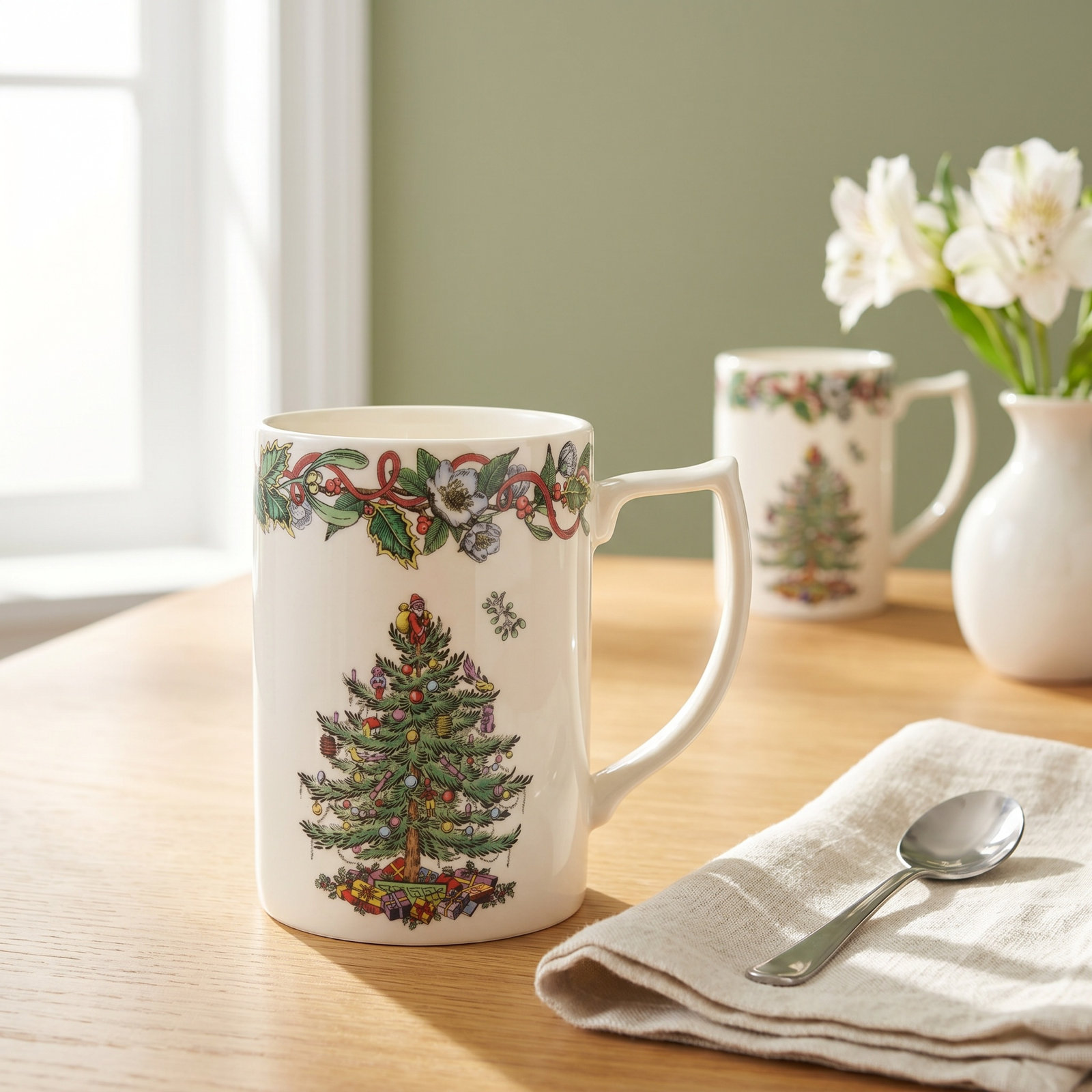 Christmas Wreath Mug
